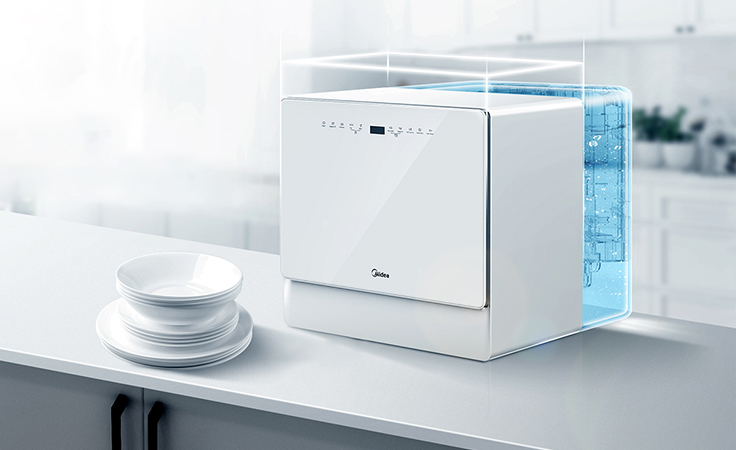 美的大四套洗碗機